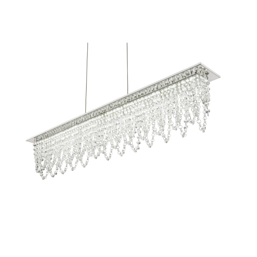 Globo - Lámpara de araña de cristal LED regulable en cadena LED/24W/230V 3000-6000K + mando a distancia