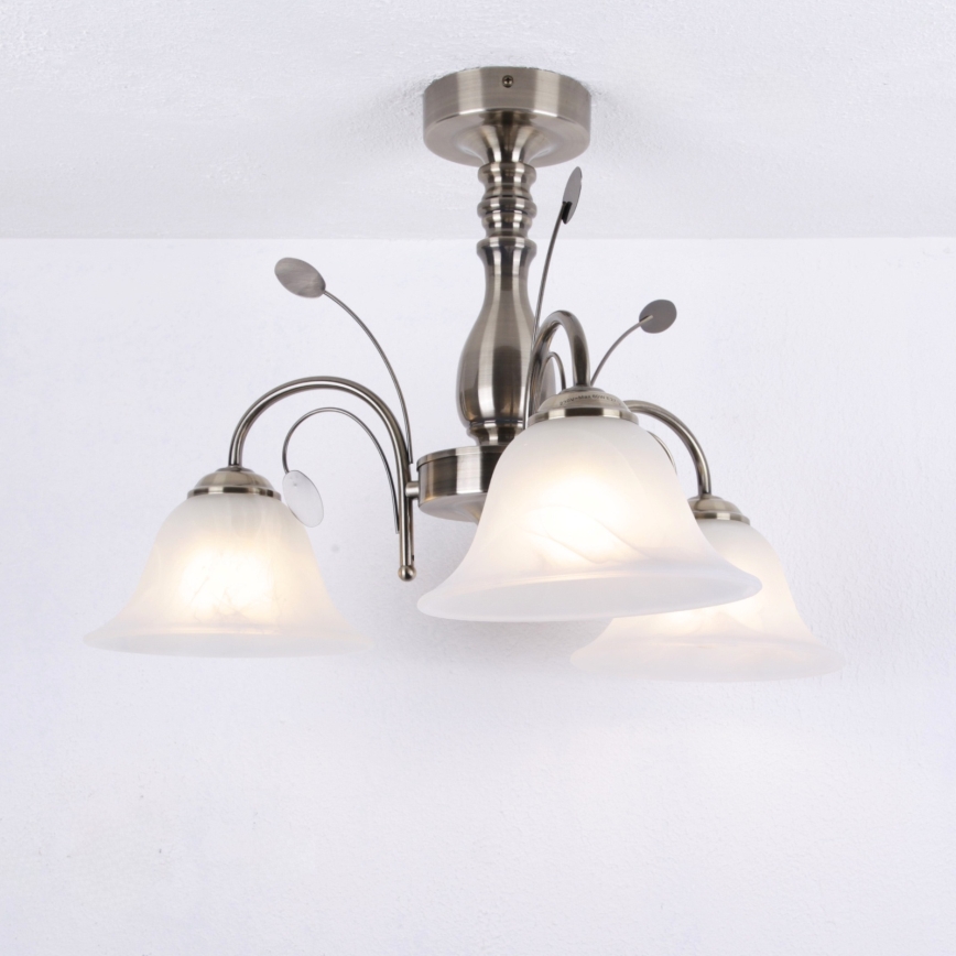 Globo 69007-3 - Plafón POSETS 3xE27/60W/230V