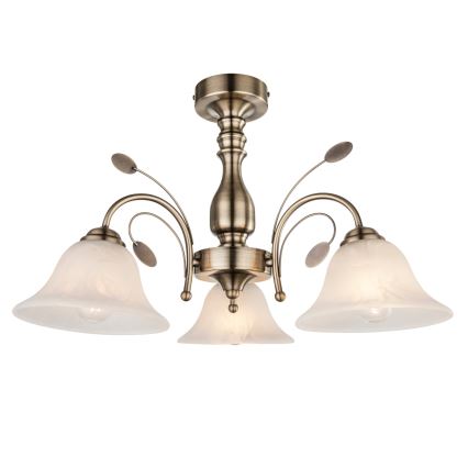 Globo 69007-3 - Plafón POSETS 3xE27/60W/230V