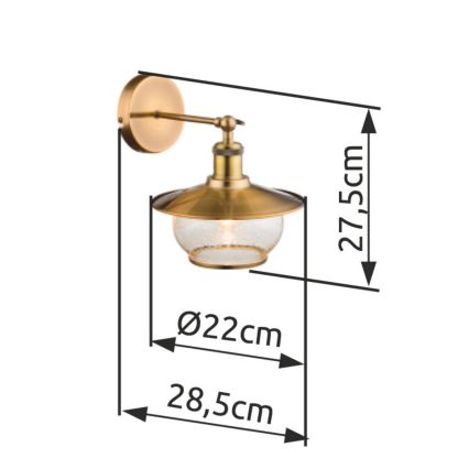 Globo 69030W - Aplique 1xE27/60W
