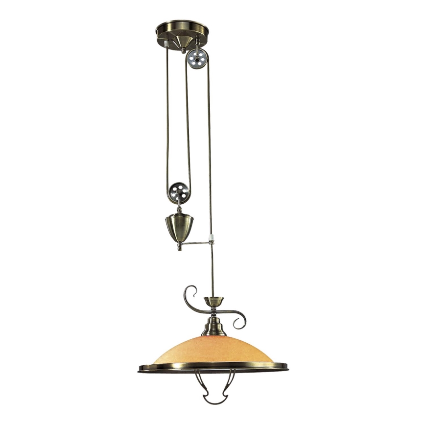 Globo 6905Z - Lámpara colgante SASSARI E27/60W/230V