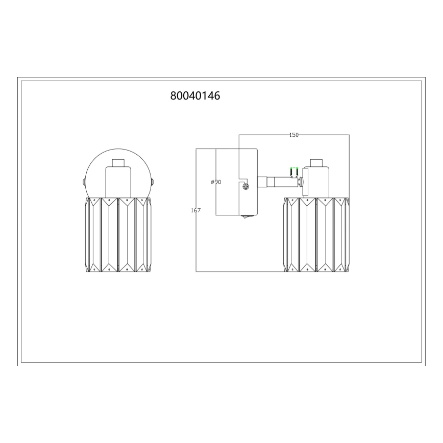 Globo - Foco de pared 1xE14/40W/230V