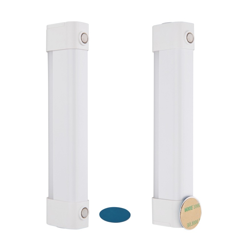 Globo - Luz LED recargable para debajo del armario de cocina 3 en 1 LED/2W/5V 3000/4000/7000K 800 mAh