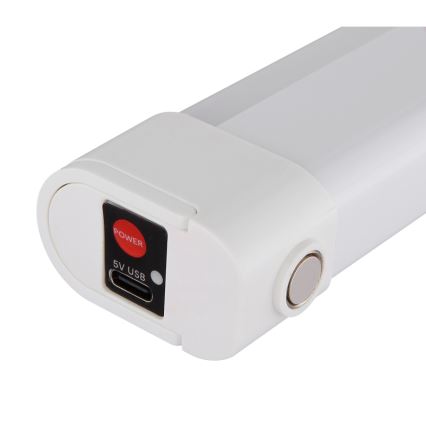 Globo - Luz LED recargable para debajo del armario de cocina 3 en 1 LED/2W/5V 3000/4000/7000K 800 mAh
