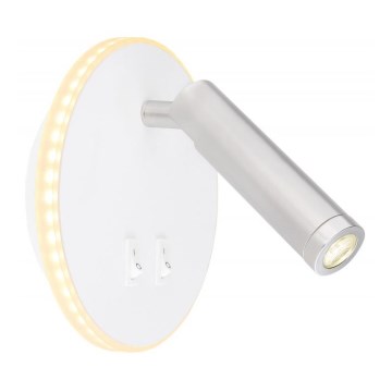 Globo - Aplique LED LED/6W + LED/1W/230V