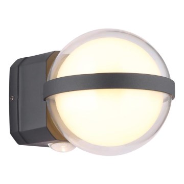 Globo - Aplique LED para exterior LED/12W/230V IP54 negro