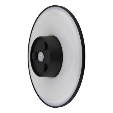 Globo - Aplique LED para exterior LED/15W/230V 3000/4000/6000K diá. 25,2 cm IP44 negro