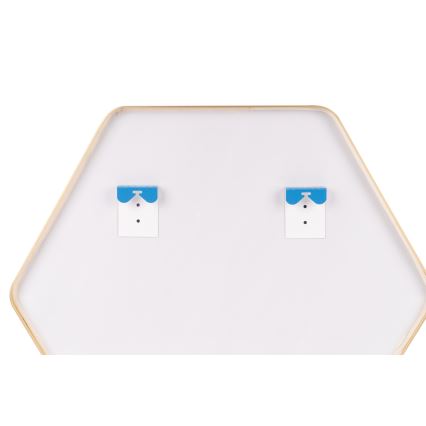 Globo - Espejo de pared 70x80 cm dorado