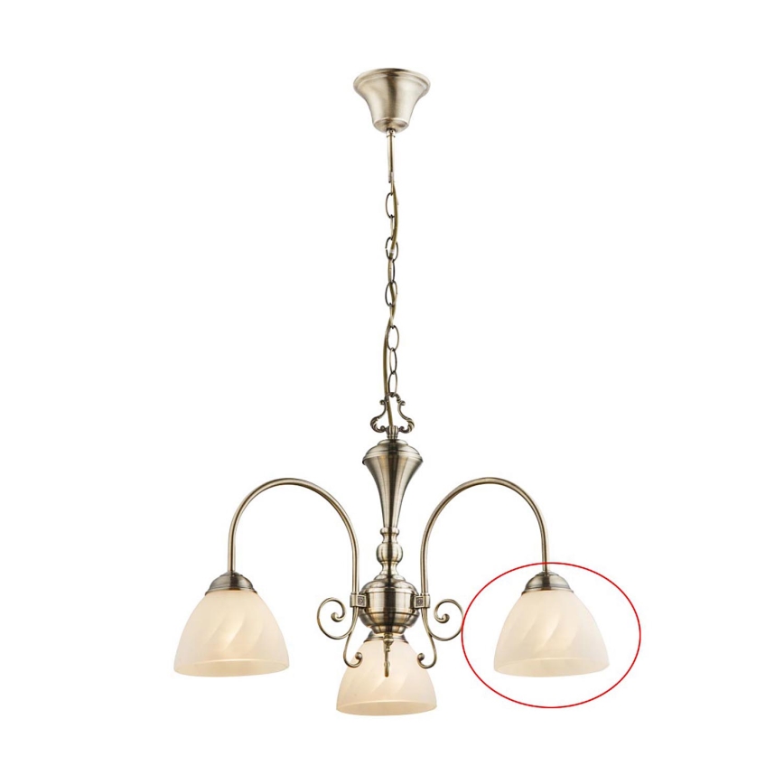 Globo - Cristal de repuesto para araña TIALDA, casquillo E14, Ø 14 cm