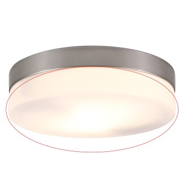 Globo - Cristal de repuesto para lámpara de techo OPAL E27 Ø 23,5 cm