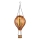 Globo - Decoración solar colgante LED 12xLED/0,02W/3V IP44 300 mAh globo volador
