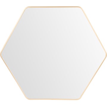 Globo - Espejo de pared 70x80 cm dorado