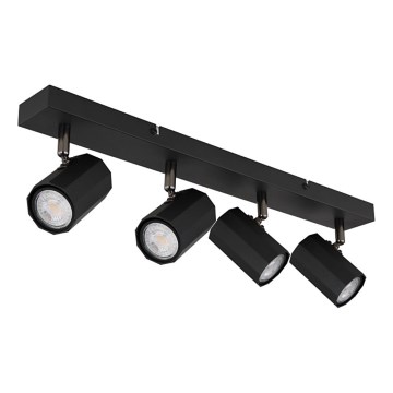 Globo - Foco 4xGU10/25W/230V negro