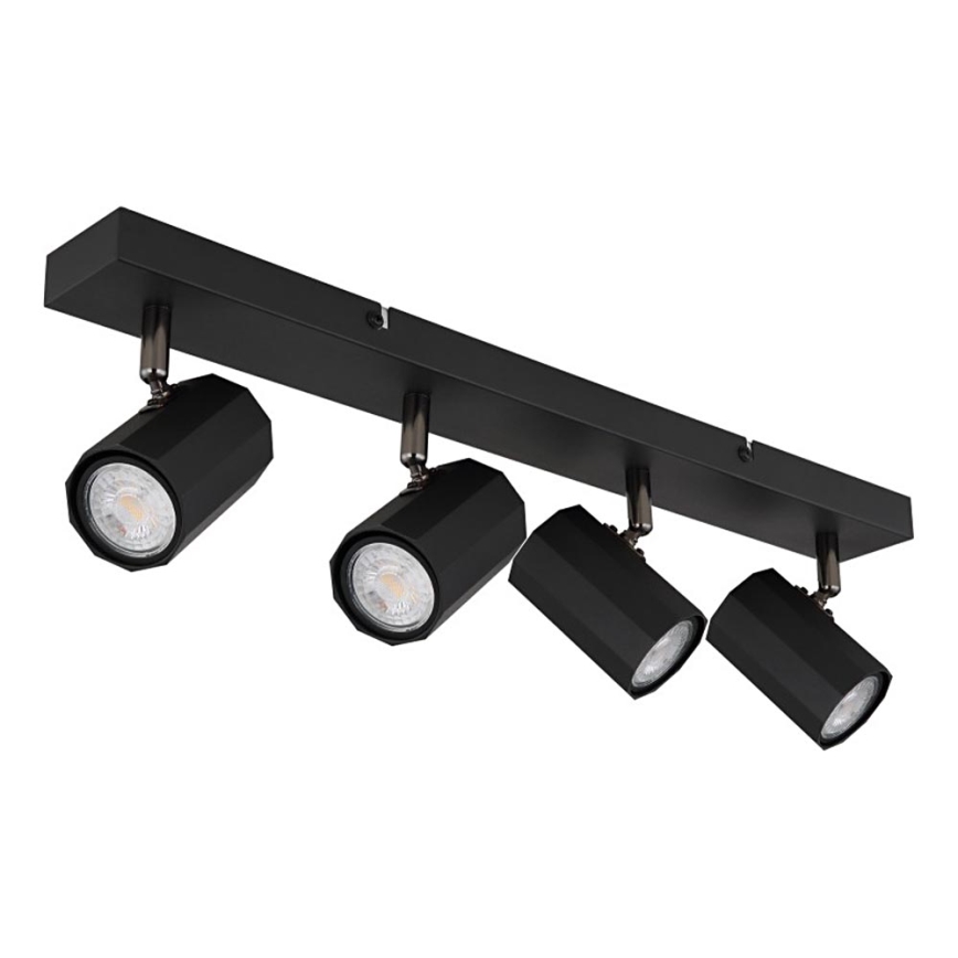 Globo - Foco 4xGU10/25W/230V negro