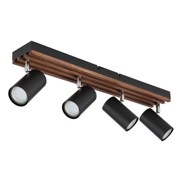 Globo - Foco 4xGU10/25W/230V negro