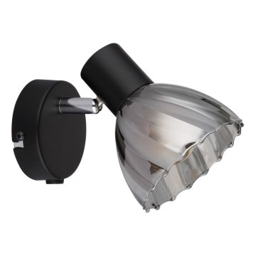 Globo - Foco de pared 1xE14/40W/230V negro
