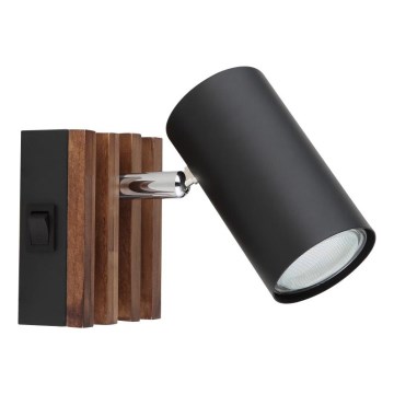 Globo - Foco de pared 1xGU10/25W/230V negro