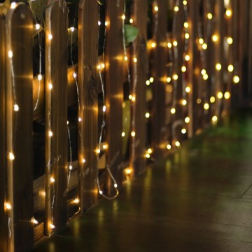 Globo - Guirnalda solar LED 120xLED/3,2V IP44 13,4 m 600 mAh
