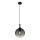 Globo - Lámpara colgante 1xE27/10W/230V diá. 25 cm negro