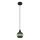 Globo - Lámpara colgante 1xE27/25W/230V diá. 15 cm verde