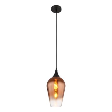 Globo - Lámpara colgante 1xE27/60W/230V diá. 18 cm cobre
