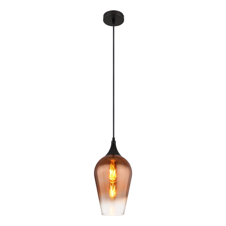 Globo - Lámpara colgante 1xE27/60W/230V diá. 18 cm cobre