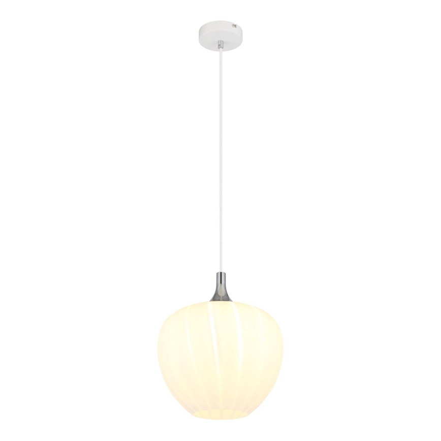 Globo - Lámpara colgante 1xE27/60W/230V diá. 29 cm blanco