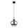 Globo - Lámpara colgante 1xE27/9W/230V diá. 21 cm negro