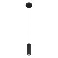 Globo - Lámpara colgante 1xGU10/25W/230V negro