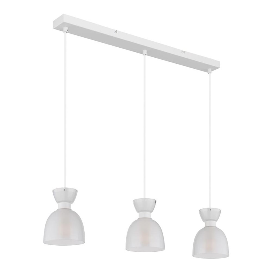 Globo - Lámpara colgante 3xE14/40W/230V blanco