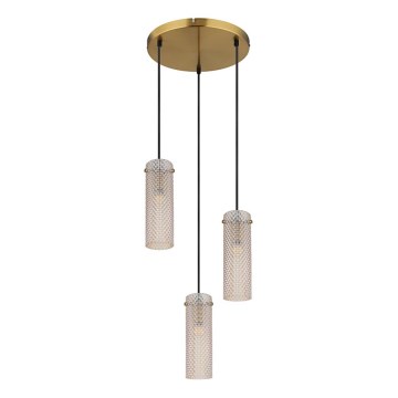 Globo - Lámpara colgante 3xE14/40W/230V dorado