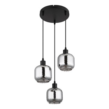 Globo - Lámpara colgante 3xE27/25W/230V
