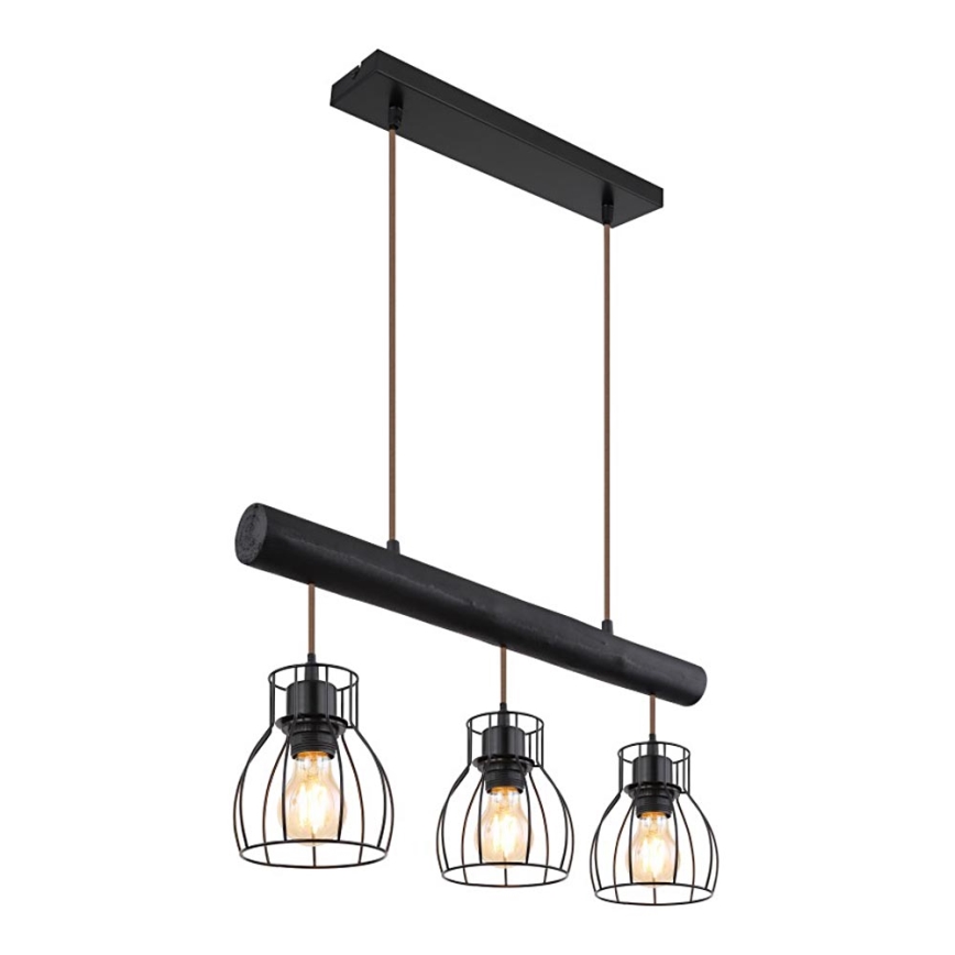Globo - Lámpara colgante 3xE27/60W/230V