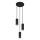 Globo - Lámpara colgante 3xGU10/25W/230V negro