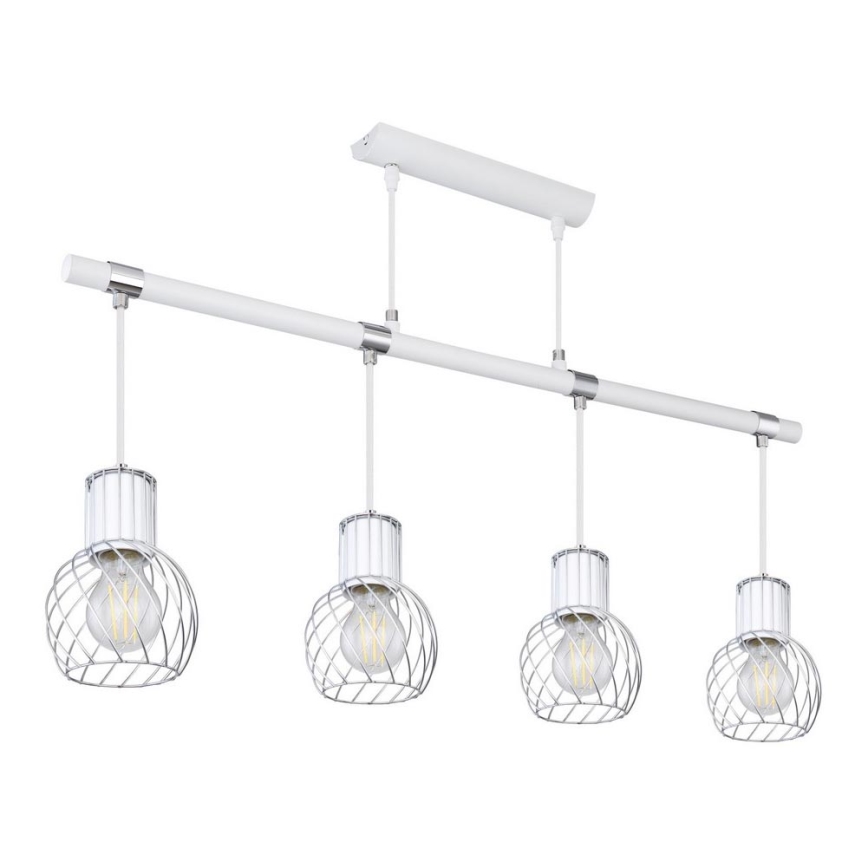 Globo - Lámpara colgante 4xE27/40W/230V