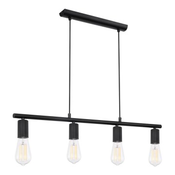 Globo - Lámpara colgante 4xE27/60W/230V