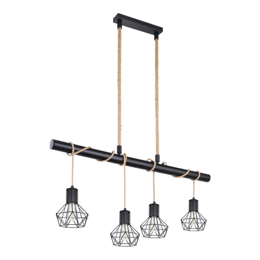 Globo - Lámpara colgante 4xE27/60W/230V