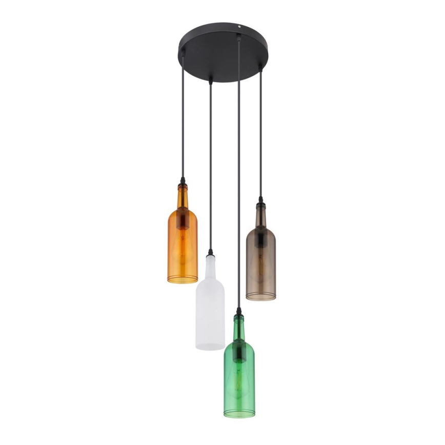 Globo - Lámpara colgante 4xE27/8W/230V
