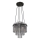 Globo - Lámpara colgante 5xE14/40W/230V negro
