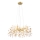 Globo - Lámpara colgante 8xG9/8W/230V diá. 61 cm dorado