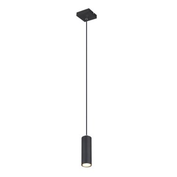 Globo - Lámpara colgante con cable 1xGU10/35W/230V negro