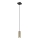 Globo - Lámpara colgante con cable 1xGU10/35W/230V negro/latón