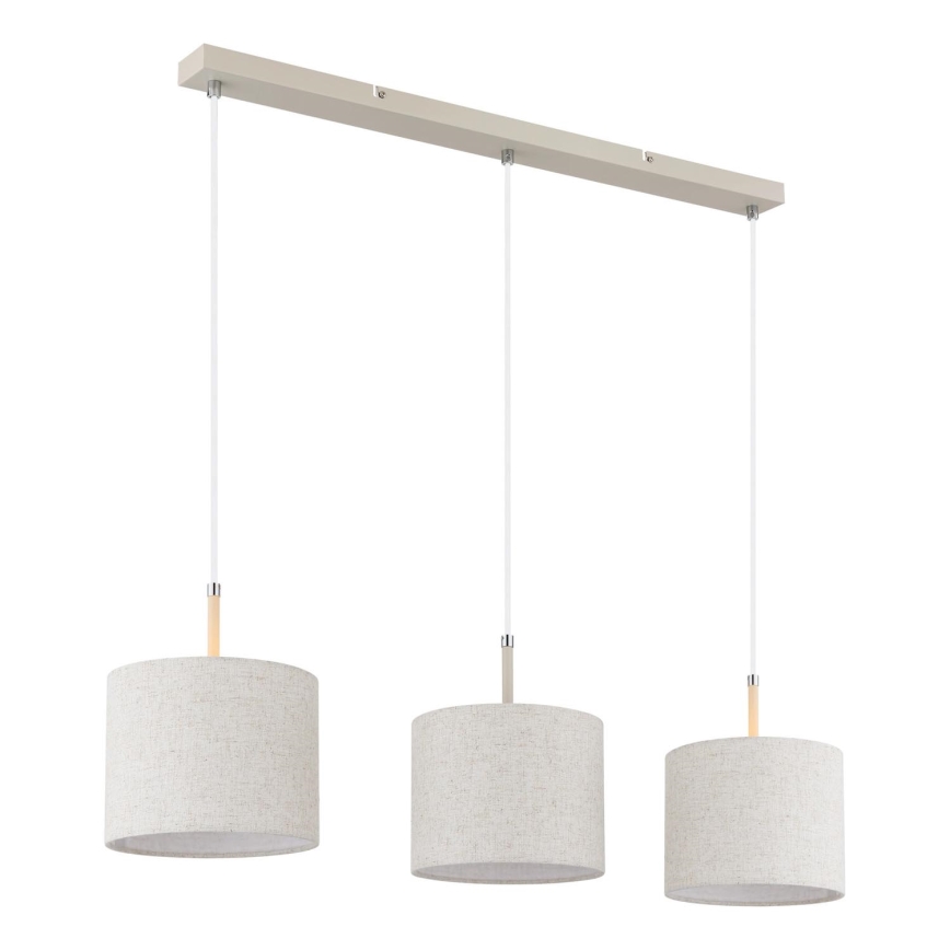 Globo - Lámpara colgante con cable 3xE27/40W/230V