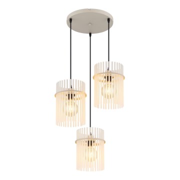 Globo - Lámpara colgante con cable 3xE27/60W/230V