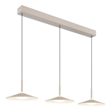 Globo - Lámpara colgante con cable LED/24W/230V 4000K color crema