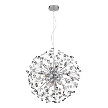 Globo - Lámpara colgante LED con cable 9xG9/3,5W/230V, diámetro 60 cm, cromo brillante