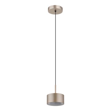 Globo - Lámpara colgante LED con cable LED/12W/230V 3000K Ø 15 cm latón