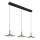 Globo - Lámpara colgante LED con cable LED/24W/230V 4000K negra
