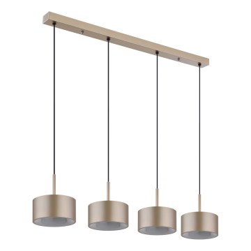 Globo - Lámpara colgante LED con cable LED/40W/230V 3000K latón