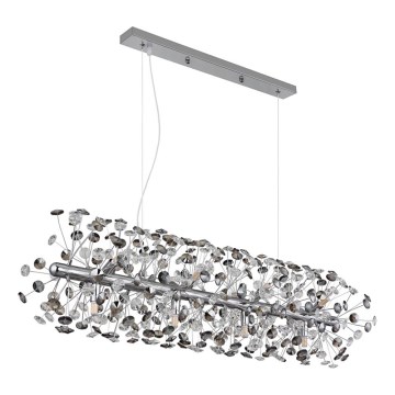 Globo - Lámpara colgante LED en cable 12xG9/3,5W/230V cromo brillante